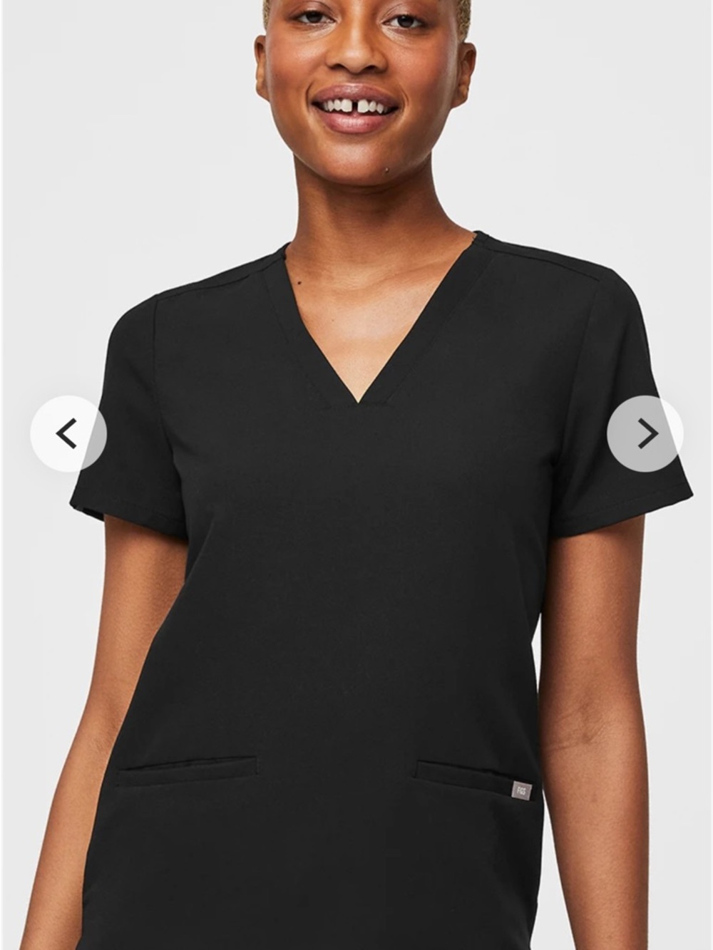 Figs black scrub set